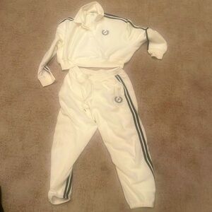 Victoria secret jump suit/ medium bottoms/large top